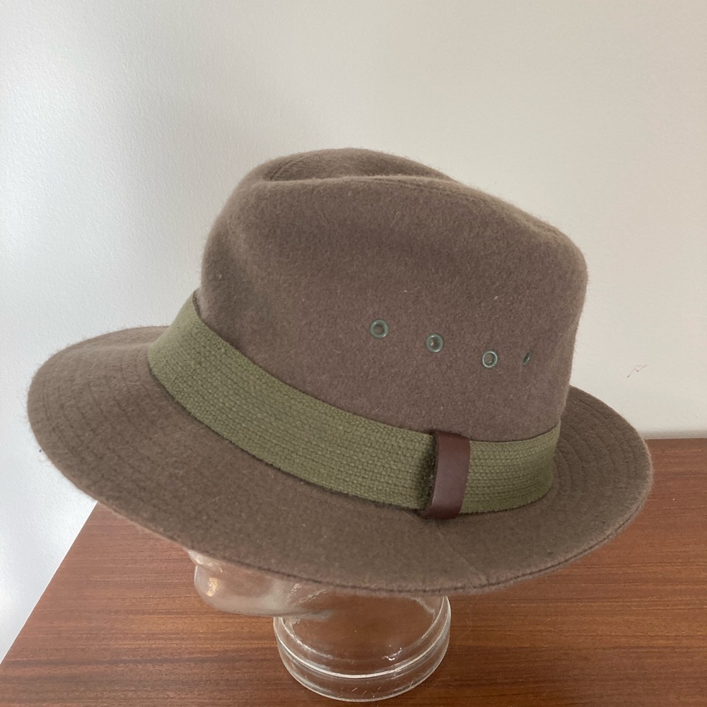 Vintage L.L. Bean felted wool blend fedora hat women’s size small